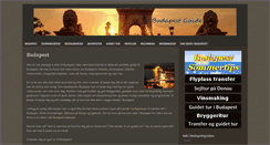 Desktop Screenshot of budapestungarn.no